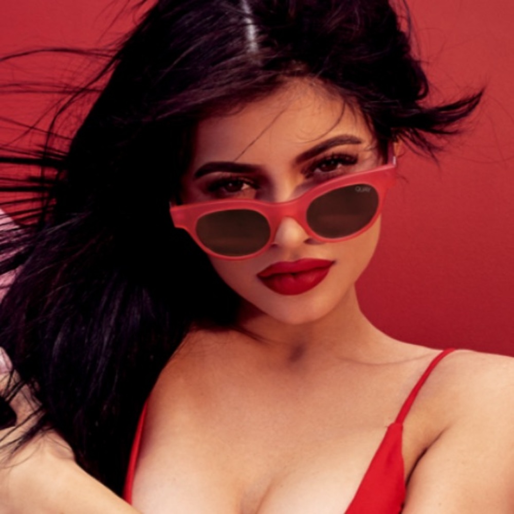 QUAY x KYLIE Red Sunglasses